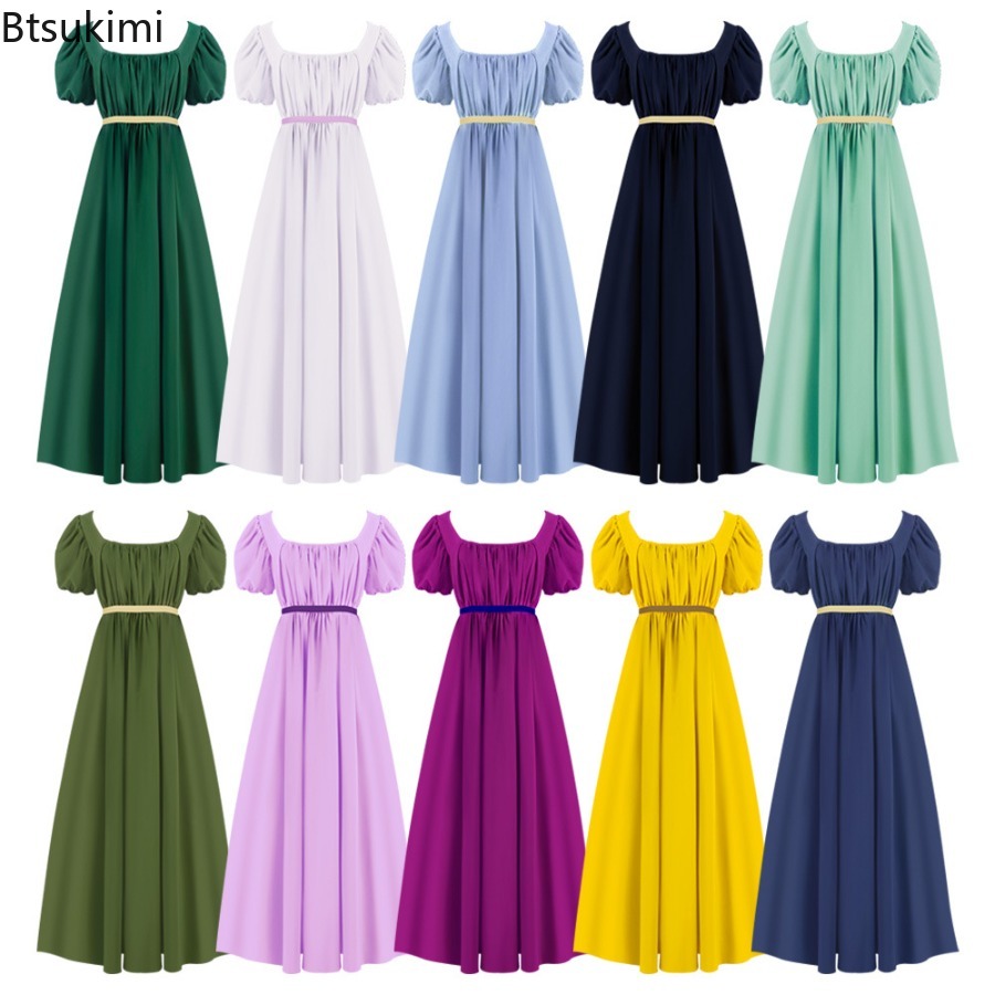 Evening Gown - Vintage Regency Abiye, Viktorya Dönemi Balosu