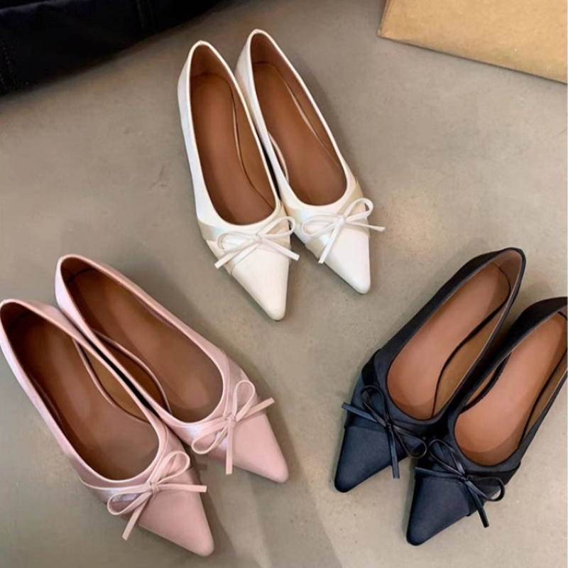 Womens Heels - Yazlık Yeni Stil Şifon Moda Tatlı