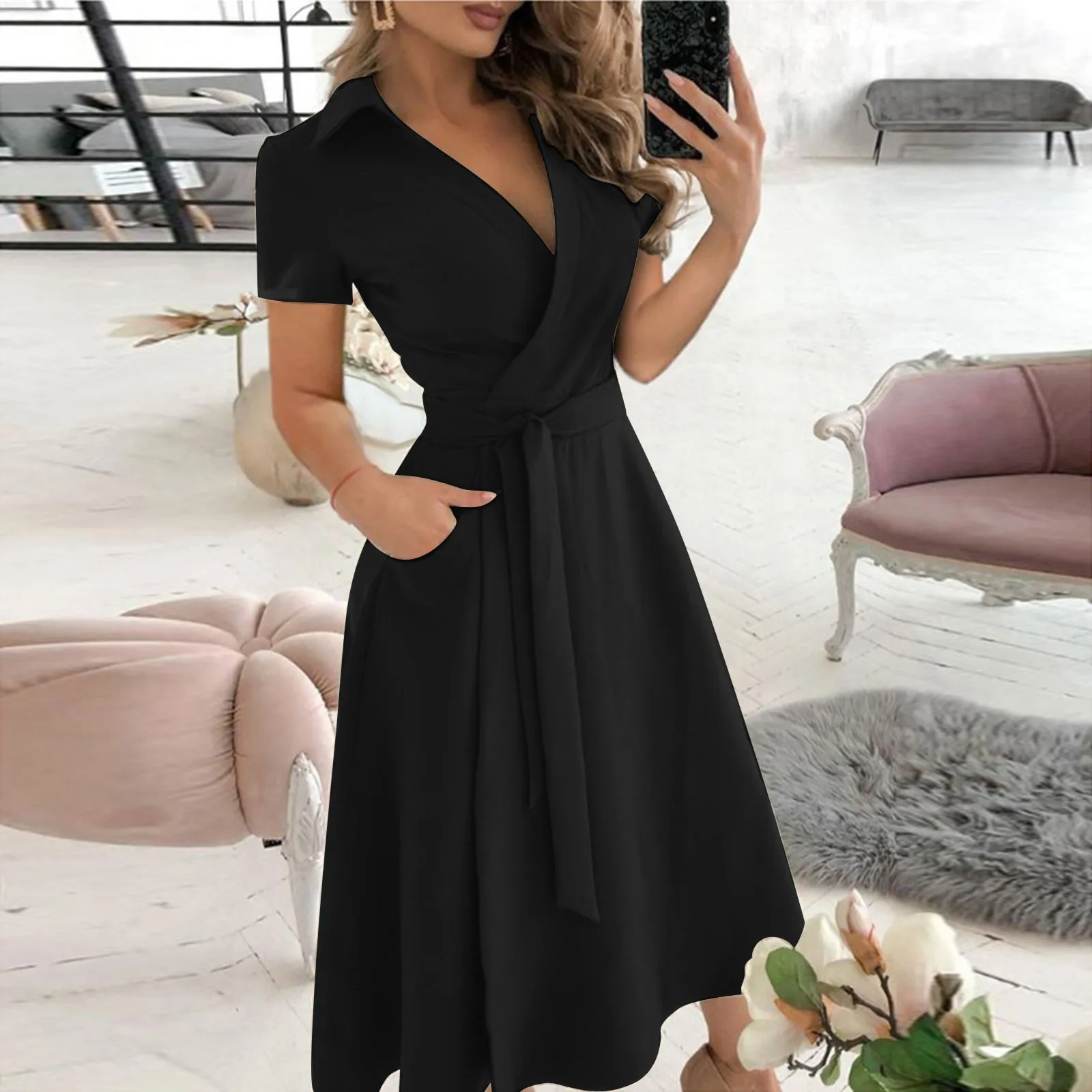 İlkbahar yaz moda ofis dantell - Women'S Red Formal Wear incelemesi ve fiyatı
