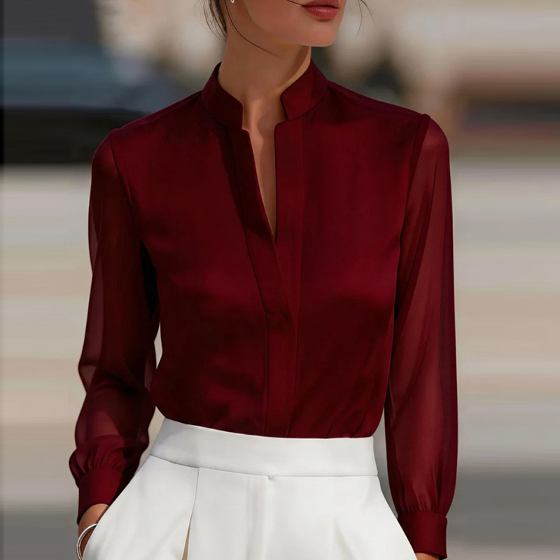 Yeni Fileli Şeffaf Moda Gömlek - Silk Blouse incelemesi ve fiyatı