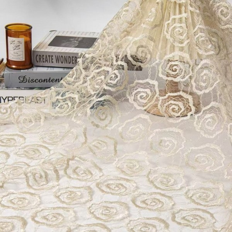 Nakışlı Tül Dantel Şerit Kumaş - Lace Dress incelemesi ve fiyatı
