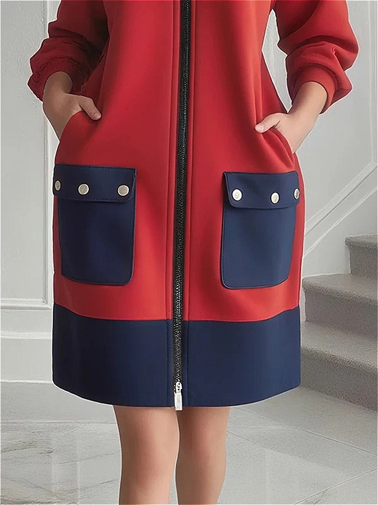 Modigirl Kontrast Renkli Uzun  - Women'S Red Formal Wear incelemesi ve fiyatı