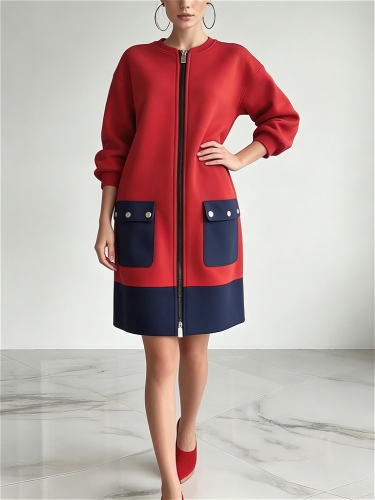 Modigirl Kontrast Renkli Uzun  - Women'S Red Formal Wear incelemesi ve fiyatı
