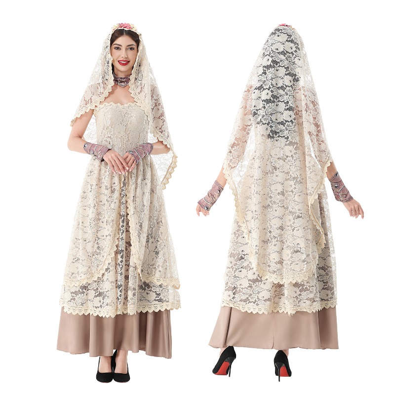 Kadınlar için Vintage Dantel D - Wedding Dress incelemesi ve fiyatı