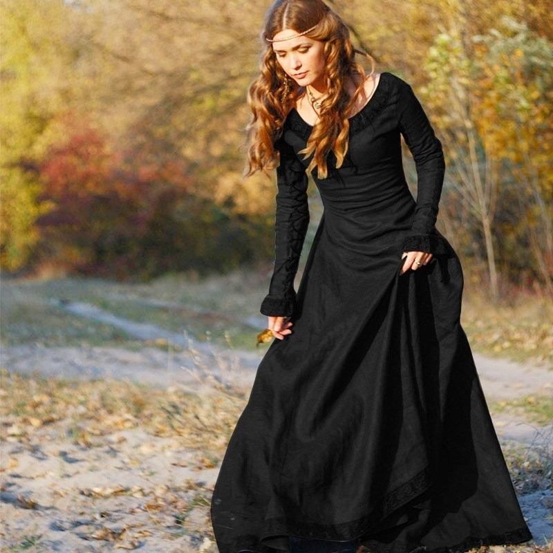 Kadın Orta Çağ Uzun Elbise, V  - Lace Dress incelemesi ve fiyatı
