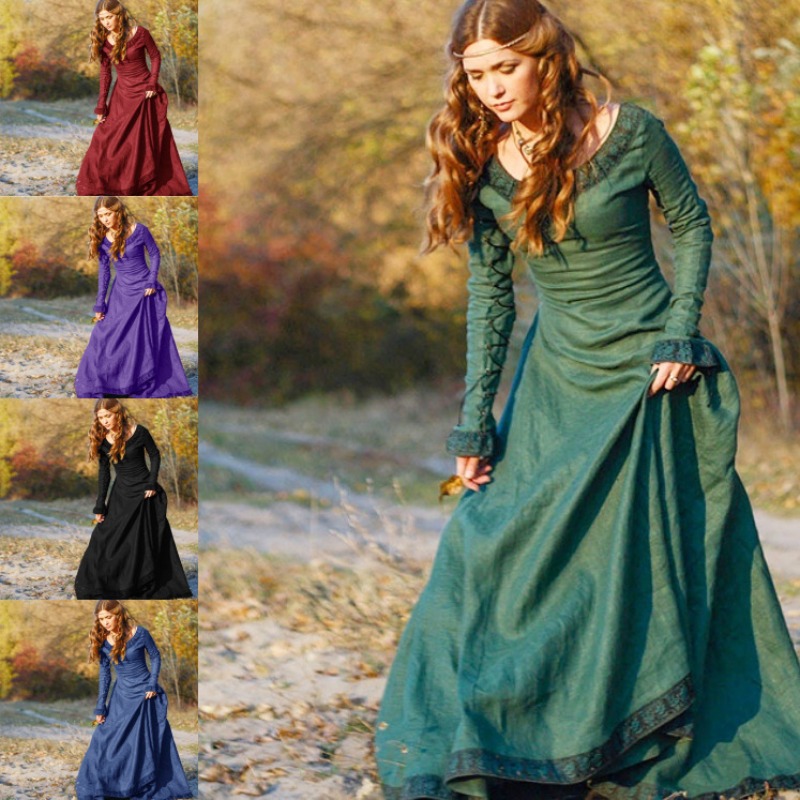 Kadın Orta Çağ Uzun Elbise, V  - Lace Dress incelemesi ve fiyatı