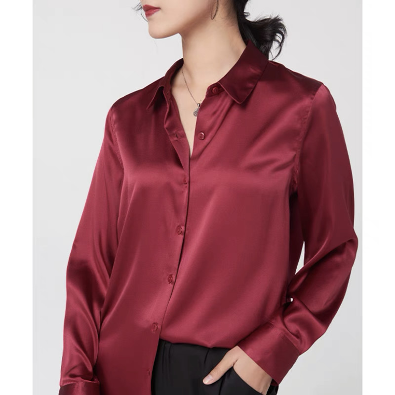 Zarif Saten Uzun Kollu Bluzlar - Silk Blouse incelemesi ve fiyatı