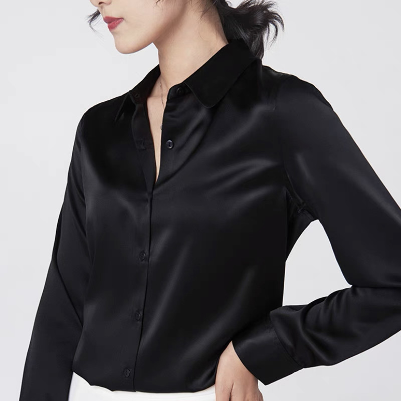 Zarif Saten Uzun Kollu Bluzlar - Silk Blouse incelemesi ve fiyatı