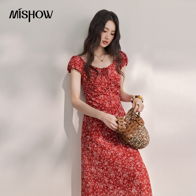 MISHOW kadın Vintage Kırmızı Ç - Women'S Red Formal Wear incelemesi ve fiyatı