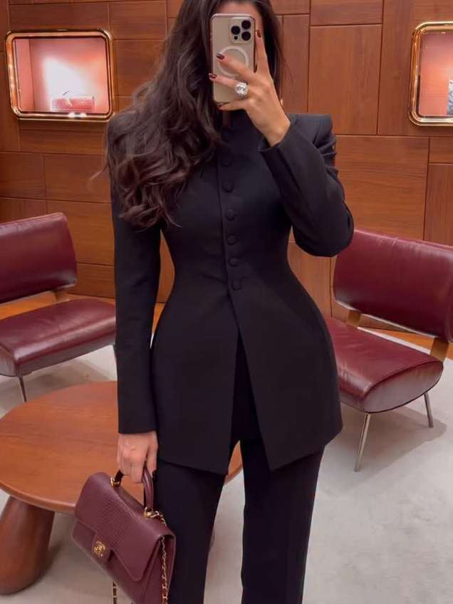 Kadın 2 Parça Takım Mandarin Y - Womens Blazer incelemesi ve fiyatı