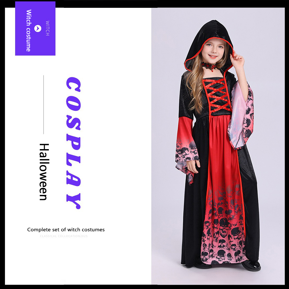 Kırmızı Siyah Cadı Kostümü Kap - Women'S Red Formal Wear incelemesi ve fiyatı