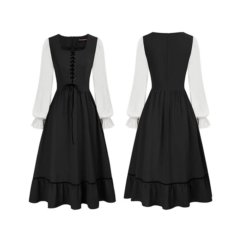 Kadın Vintage Mahkeme Ortaçağ  - Midi Dress incelemesi ve fiyatı