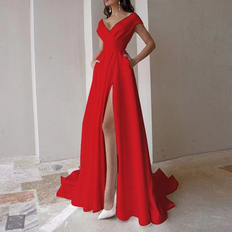 Yeni Şık Yerlere Kadar Uzanan  - Women'S Red Formal Wear incelemesi ve fiyatı